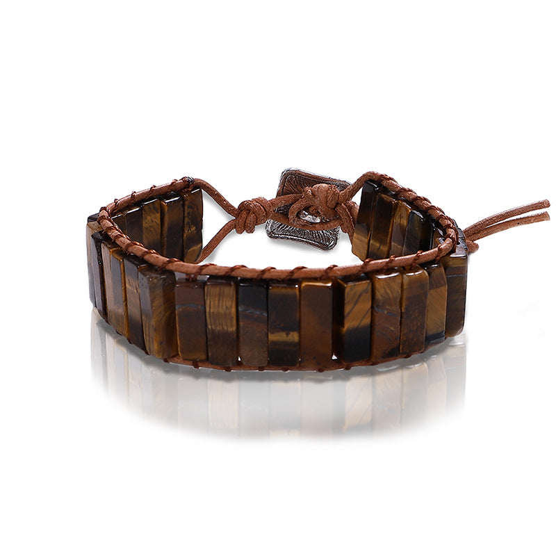 Wholesale Hand Woven Imperial Stone Bracelet