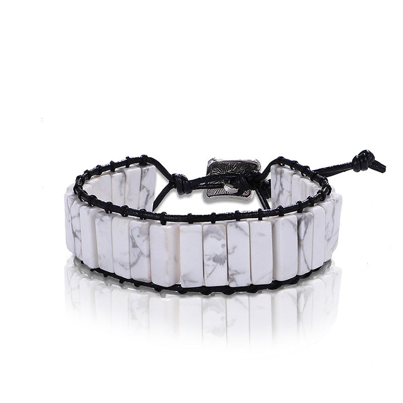 Wholesale Hand Woven Imperial Stone Bracelet