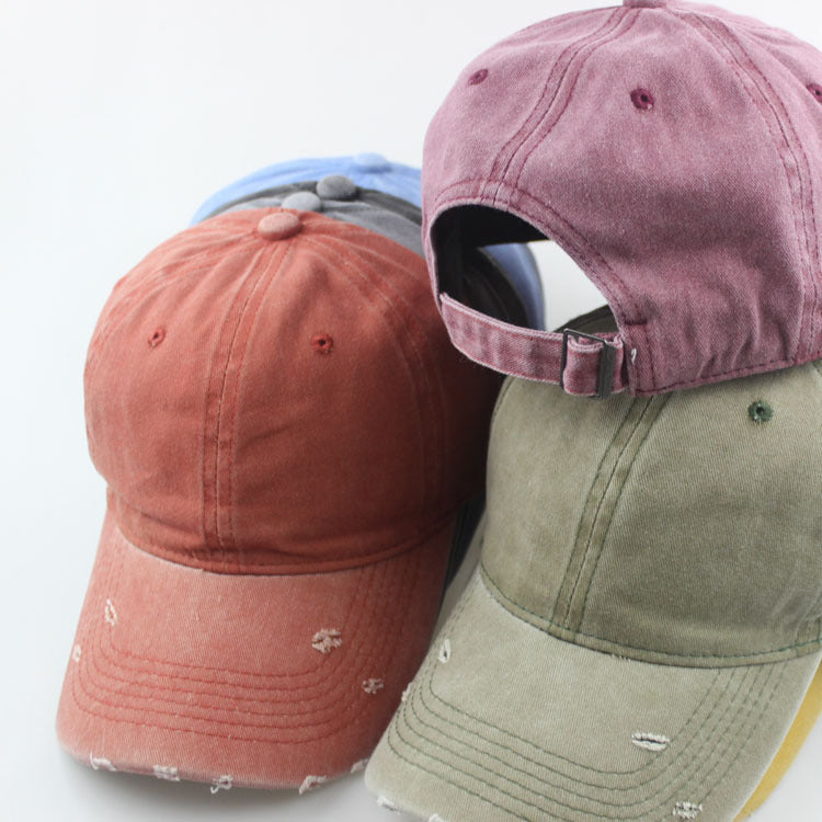 Wholesale Ripped Cotton Hat Baseball Cap ACC-HT-JiaTuo001