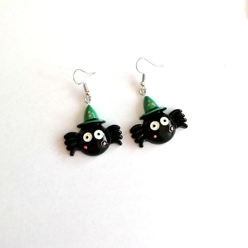 Wholesale   Resin  Pumpkin Mask Skull Ghost Cat   Earrings