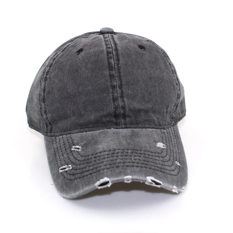 Wholesale Ripped Cotton Hat Baseball Cap ACC-HT-JiaTuo001