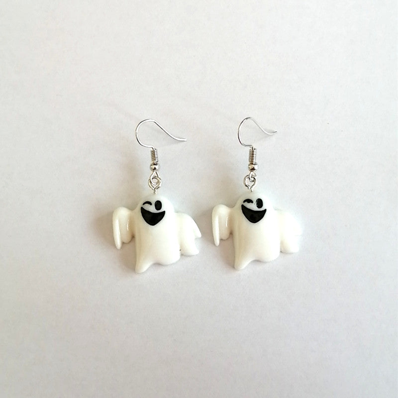Wholesale   Resin  Pumpkin Mask Skull Ghost Cat   Earrings