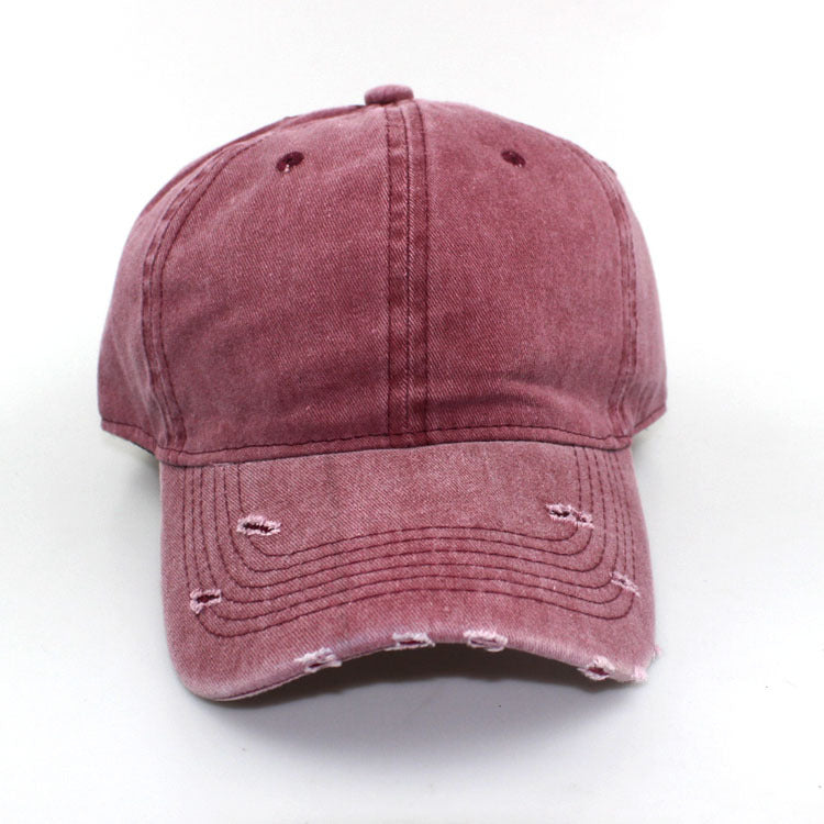 Wholesale Ripped Cotton Hat Baseball Cap ACC-HT-JiaTuo001