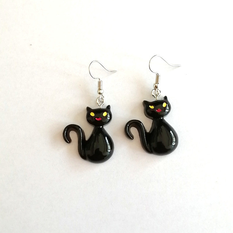 Wholesale   Resin  Pumpkin Mask Skull Ghost Cat   Earrings