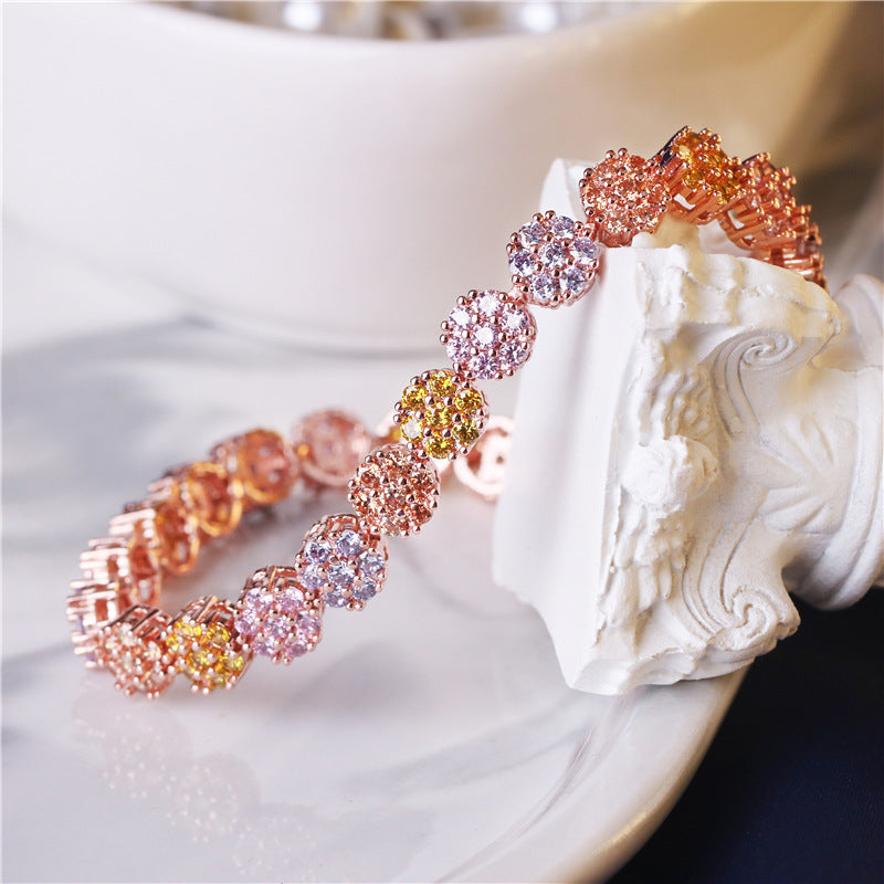 Wholesale Creative Fashion  Copper Zircon Bracelet