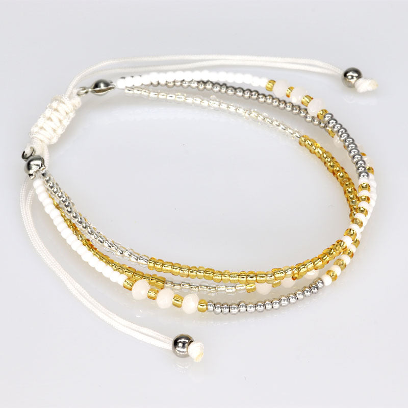 Wholesale Handmade Woven Rice Bead Bracelets