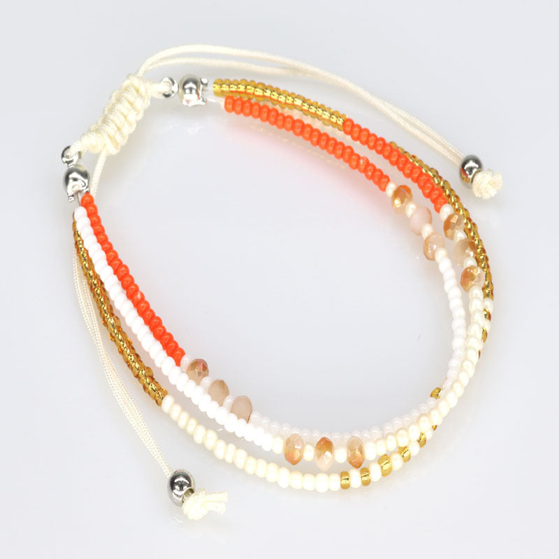 Wholesale Handmade Woven Rice Bead Bracelets