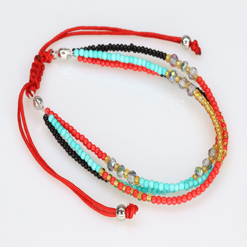 Wholesale Handmade Woven Rice Bead Bracelets