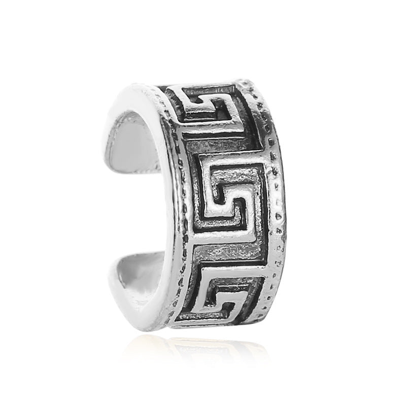 Wholesale Retro Ear Cuff Ethnic Style Pattern Single ACC-ES-meih001