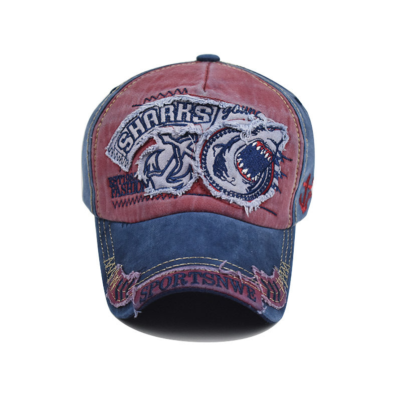 Wholesale 3d Embroidered Shark Baseball Cap
