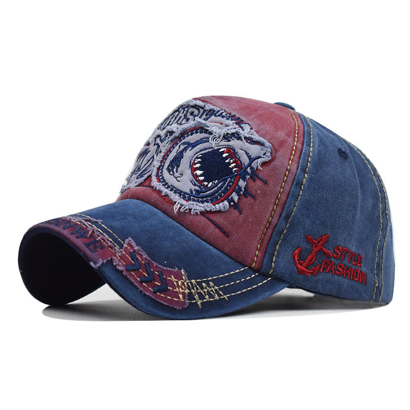 Wholesale 3d Embroidered Shark Baseball Cap