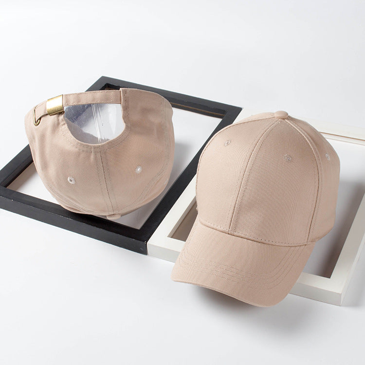 Wholesale Copper Buckle Baseball Hat Solid Color Casual Duck Tongue Hat