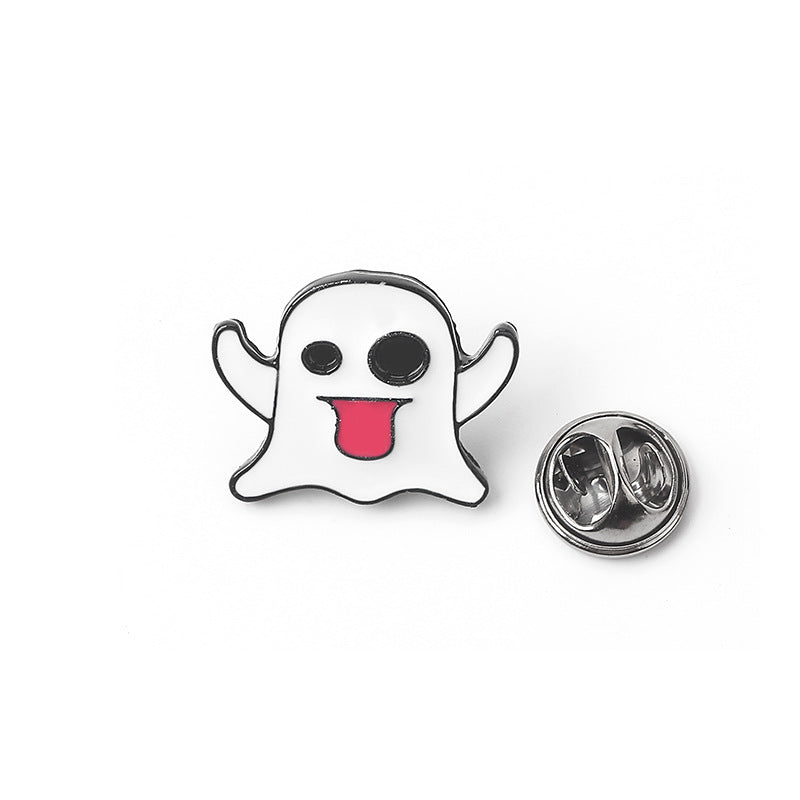 Wholesale Halloween Cartoon Alloy Oil Drop Brooch ACC-BCH-MDD001