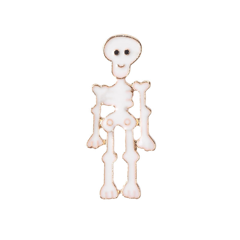 Wholesale Halloween Cartoon Alloy Oil Drop Brooch ACC-BCH-MDD001