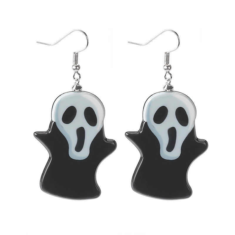 Wholesale  ghost skull witch grimace pumpkin earrings