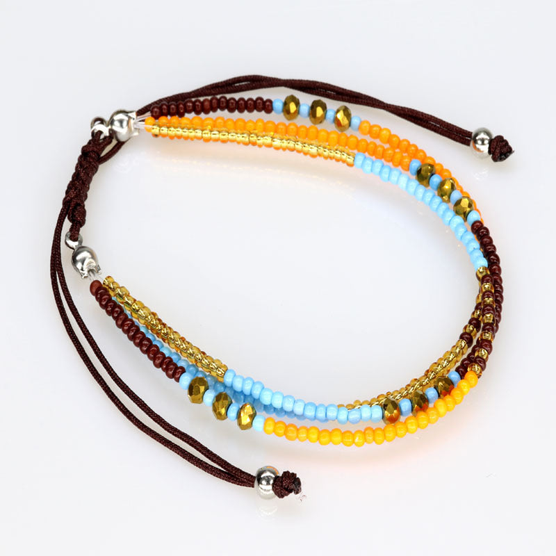 Wholesale Handmade Woven Rice Bead Bracelets
