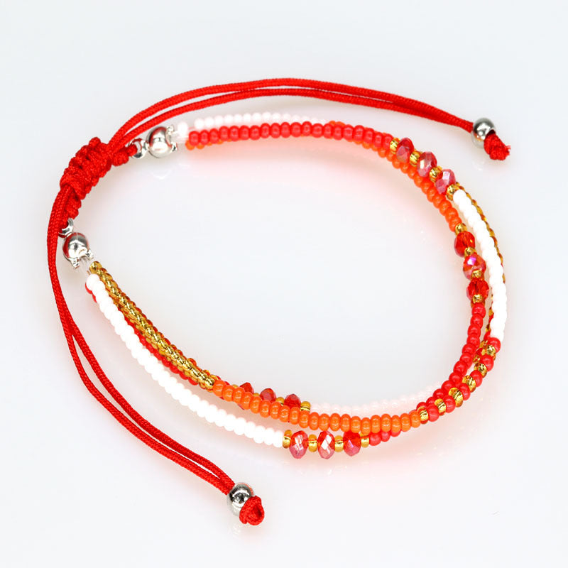 Wholesale Handmade Woven Rice Bead Bracelets