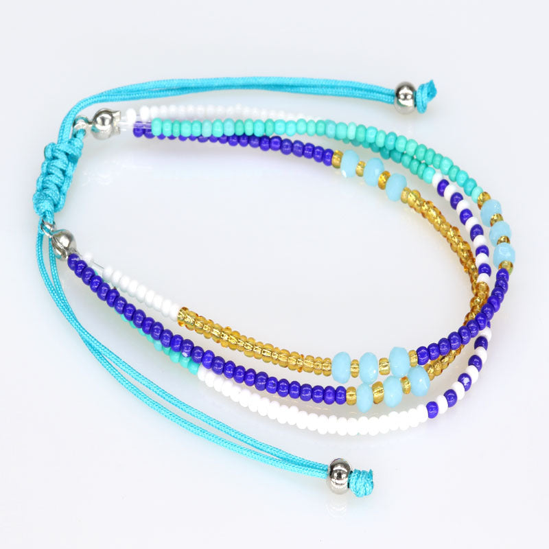 Wholesale Handmade Woven Rice Bead Bracelets