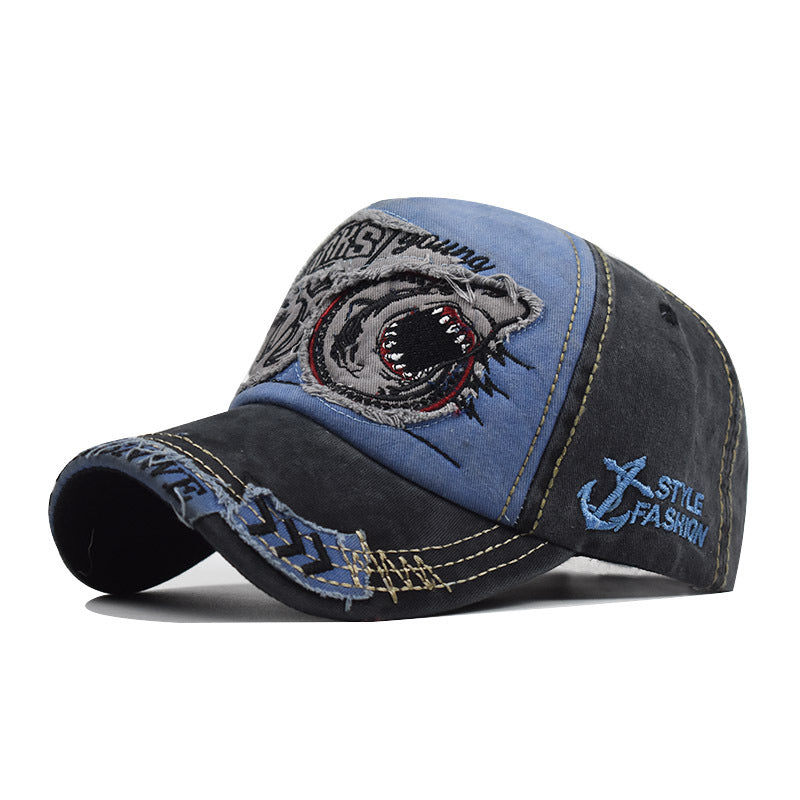 Wholesale 3d Embroidered Shark Baseball Cap