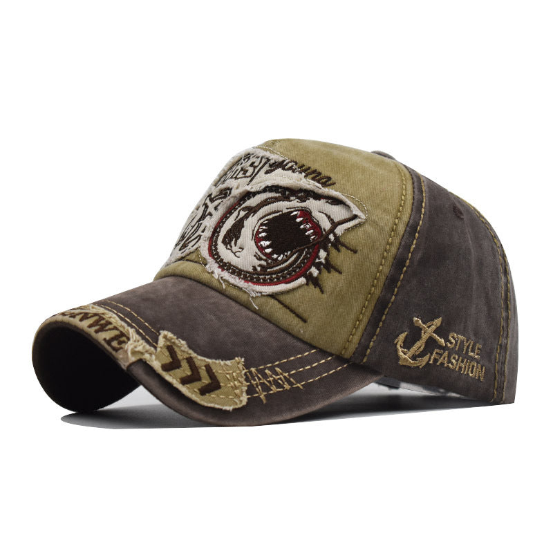Wholesale 3d Embroidered Shark Baseball Cap