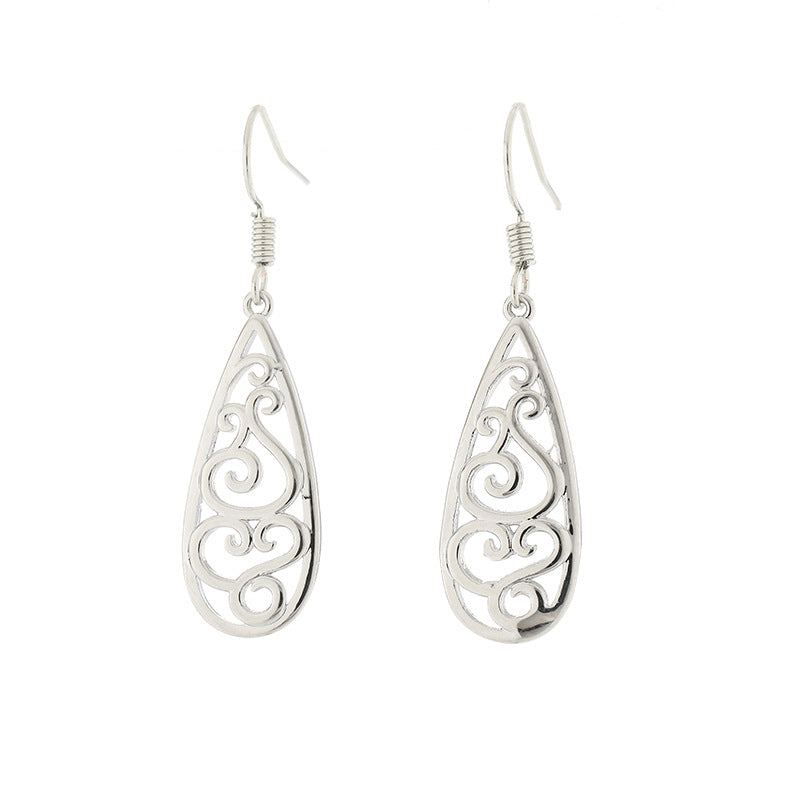 Wholesale Metal Drop Earrings Roman Celtic Court Retro Style Jewelry For Women Stylish Gift Accessory