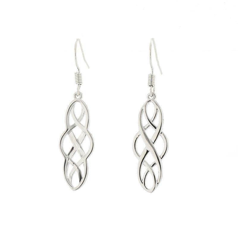 Wholesale Metal Drop Earrings Roman Celtic Court Retro Style Jewelry For Women Stylish Gift Accessory