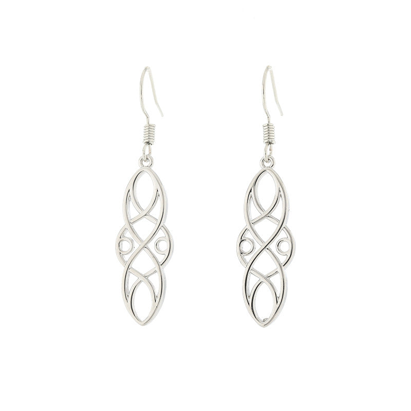 Wholesale Metal Drop Earrings Roman Celtic Court Retro Style Jewelry For Women Stylish Gift Accessory