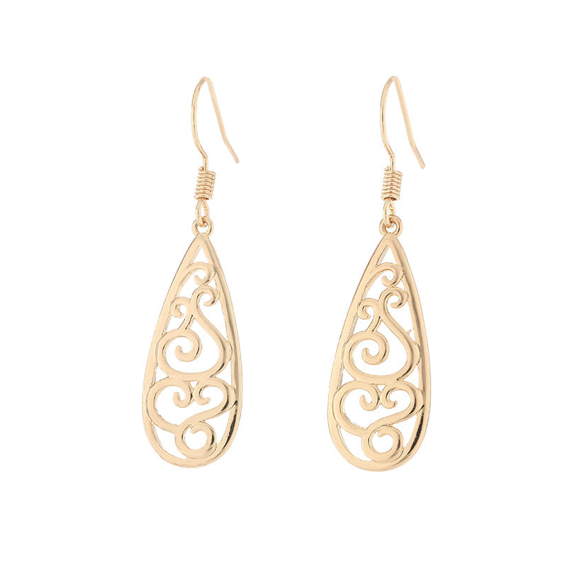 Wholesale Metal Drop Earrings Roman Celtic Court Retro Style Jewelry For Women Stylish Gift Accessory