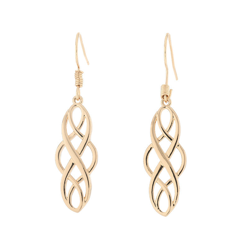 Wholesale Metal Drop Earrings Roman Celtic Court Retro Style Jewelry For Women Stylish Gift Accessory