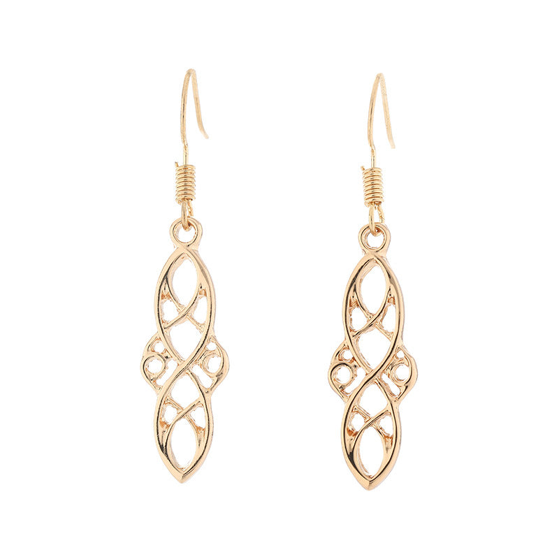 Wholesale Metal Drop Earrings Roman Celtic Court Retro Style Jewelry For Women Stylish Gift Accessory