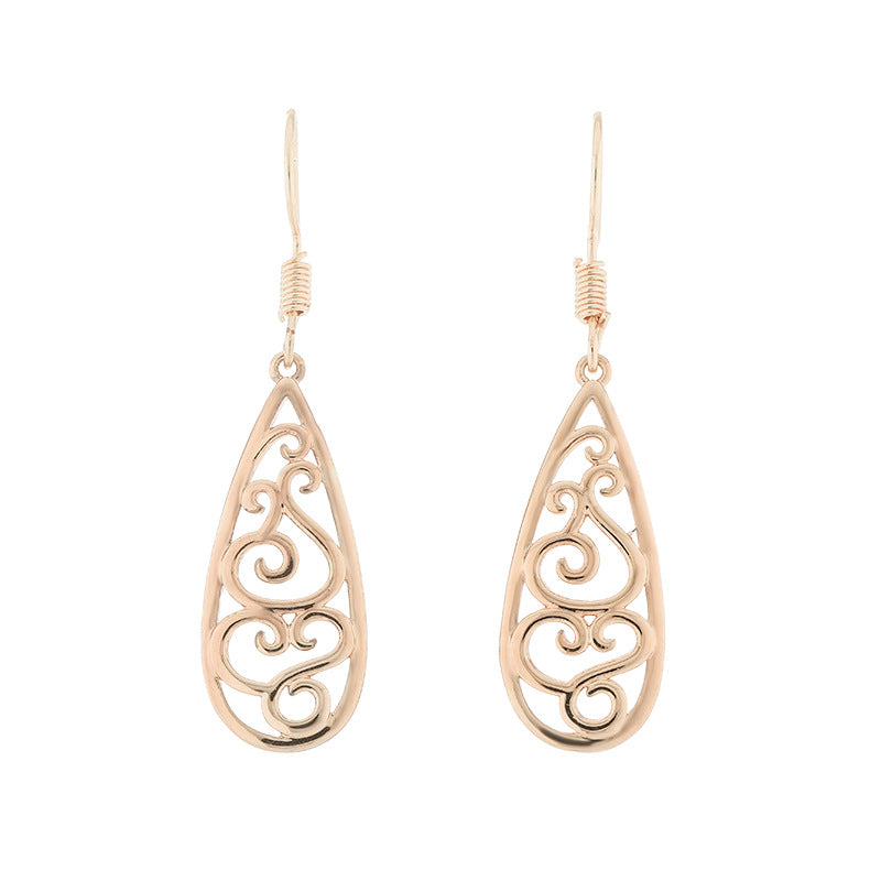 Wholesale Metal Drop Earrings Roman Celtic Court Retro Style Jewelry For Women Stylish Gift Accessory