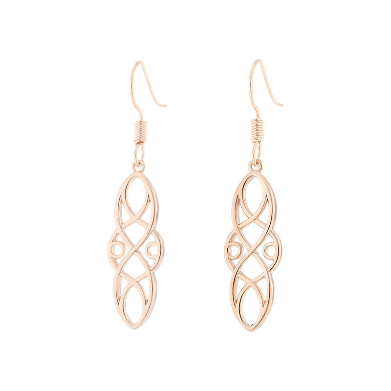 Wholesale Metal Drop Earrings Roman Celtic Court Retro Style Jewelry For Women Stylish Gift Accessory