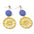 Wholesale Long Wooden Tassel Hollow Geometric Surround Dream Catcher Earrings
