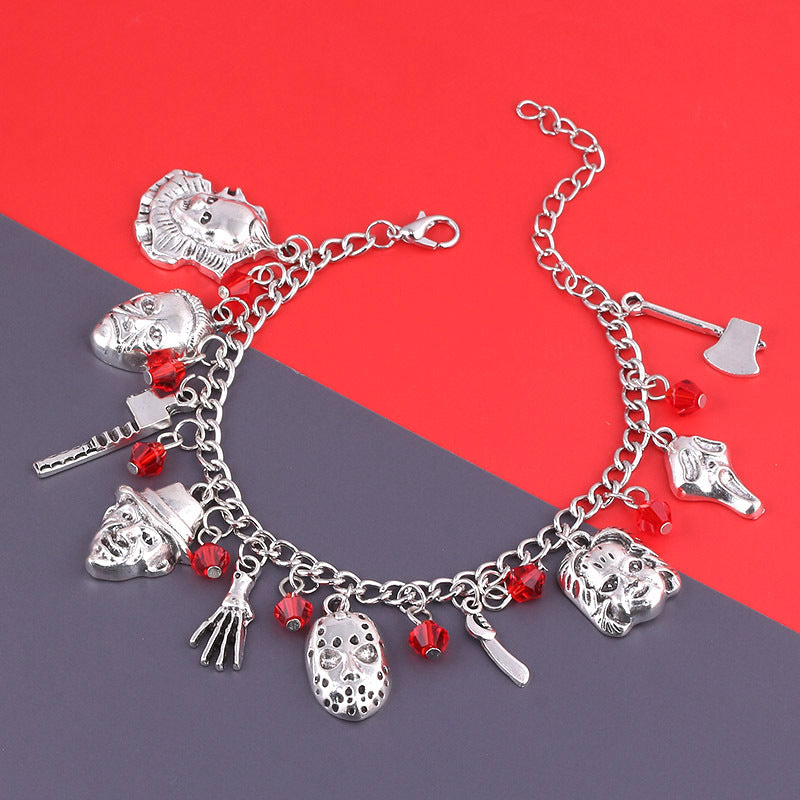 Wholesale Halloween Horror Clown Chainsaw Bracelet ACC-BT-MuMing004