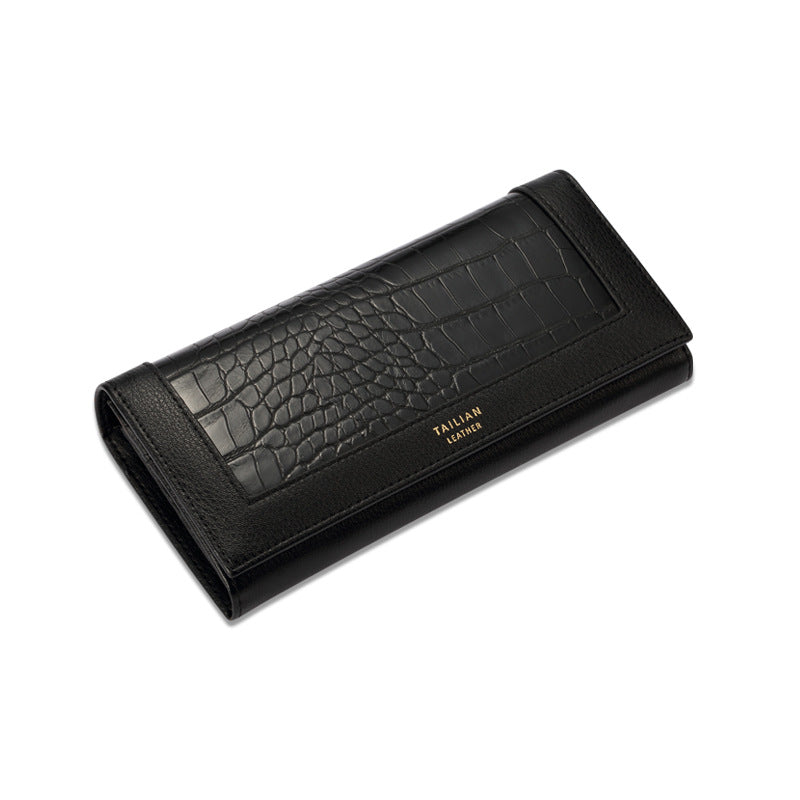 Wholesale Crocodile Pattern Clutch Bag Multifunctional Large Capacity Wallet ACC-WT-Tailian001