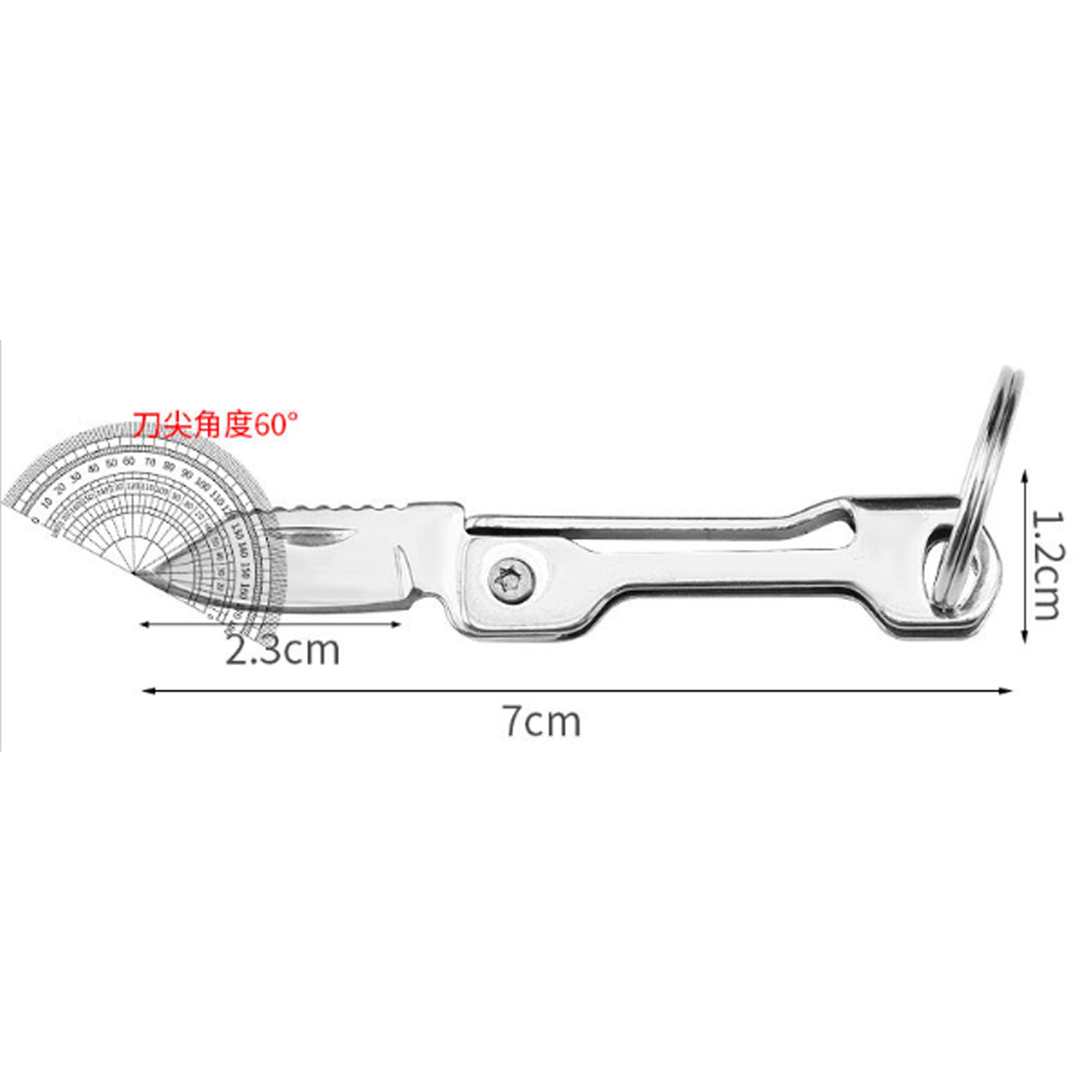 Wholesale Multifunctional Portable Folding Key Pendant Unboxing Tool Keychains