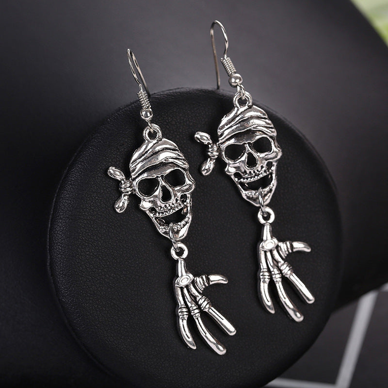 Wholesale Vintage Skeleton Frame Halloween Earrings ACC-ES-BinLi010