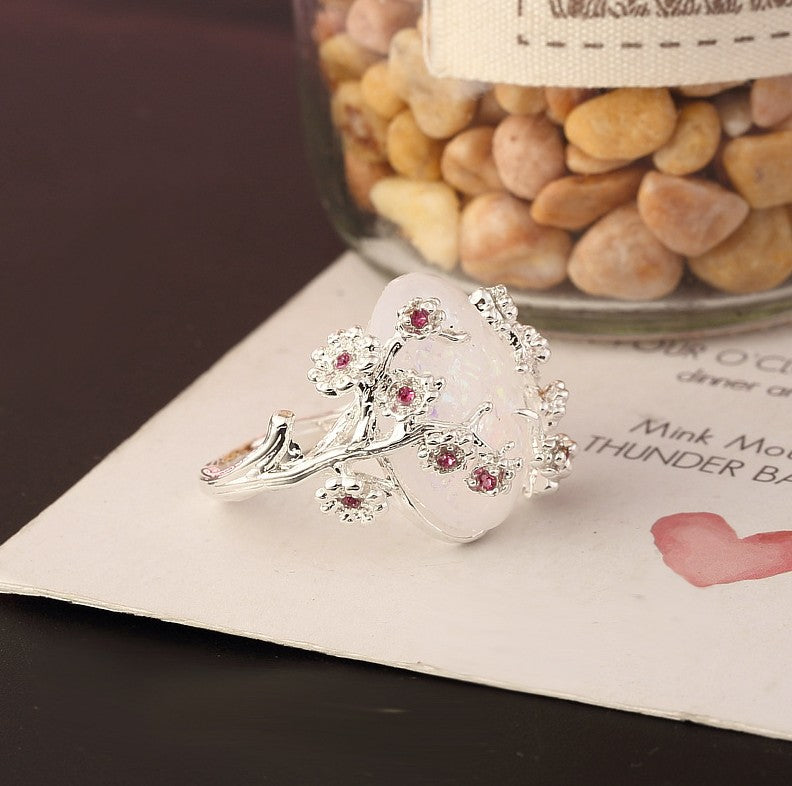 Wholesale Retro Chinese style flower ring