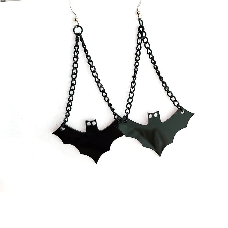 Wholesale Halloween Bat Chain Earrings ACC-ES-BinLi007