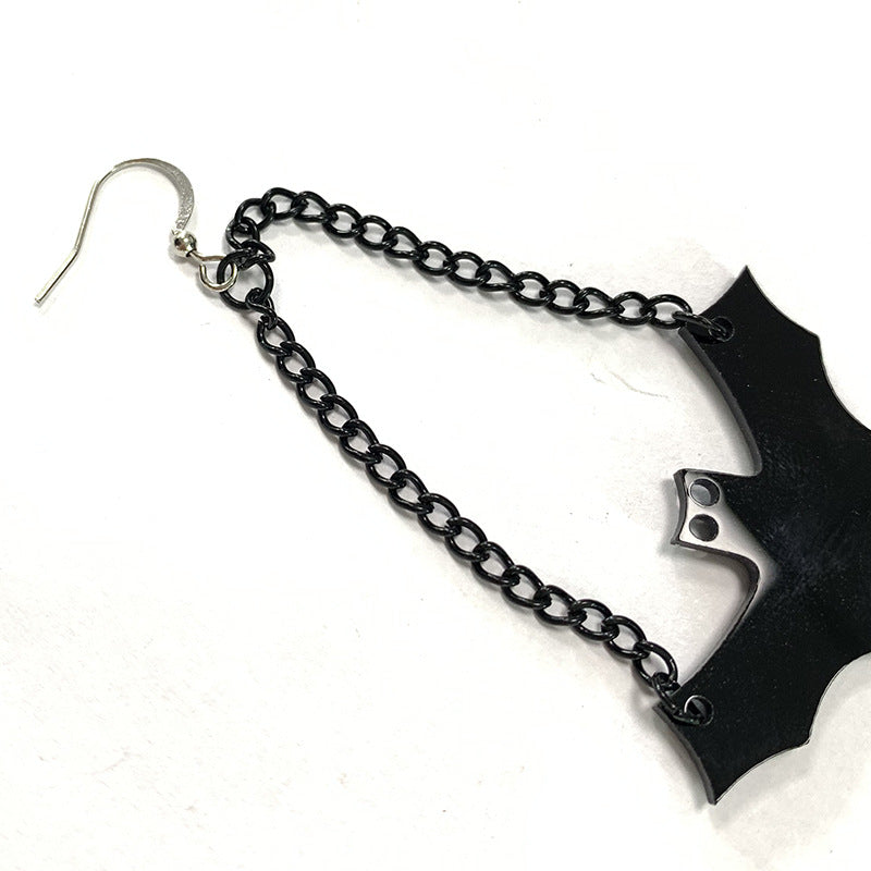 Wholesale Halloween Bat Chain Earrings ACC-ES-BinLi007