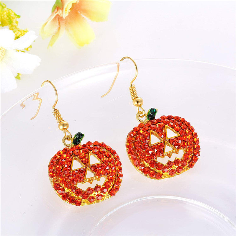 Wholesale  5pcs Funny Jewelry Pumpkin Earrings