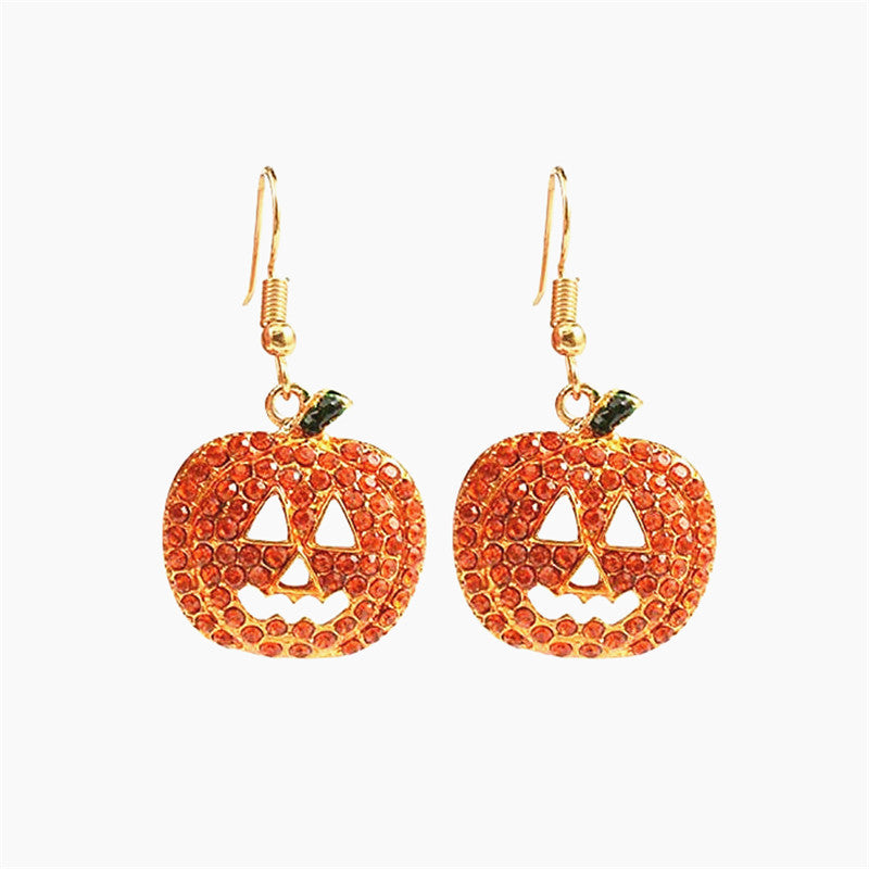 Wholesale  5pcs Funny Jewelry Pumpkin Earrings