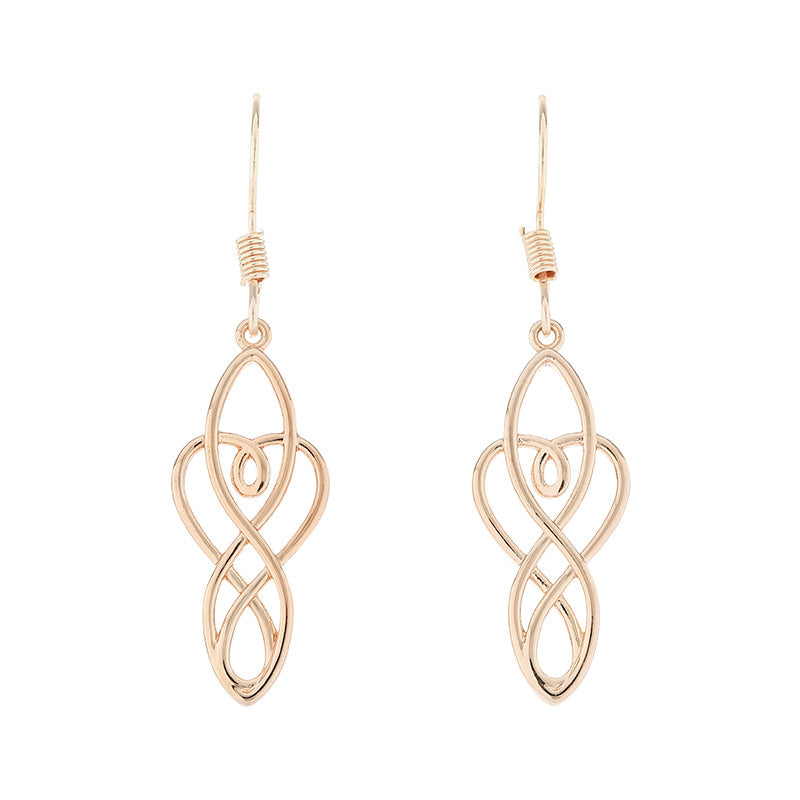 Wholesale Metal Drop Earrings Roman Celtic Court Retro Style Jewelry For Women Stylish Gift Accessory