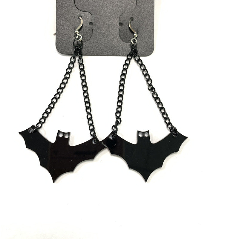 Wholesale Halloween Bat Chain Earrings ACC-ES-BinLi007