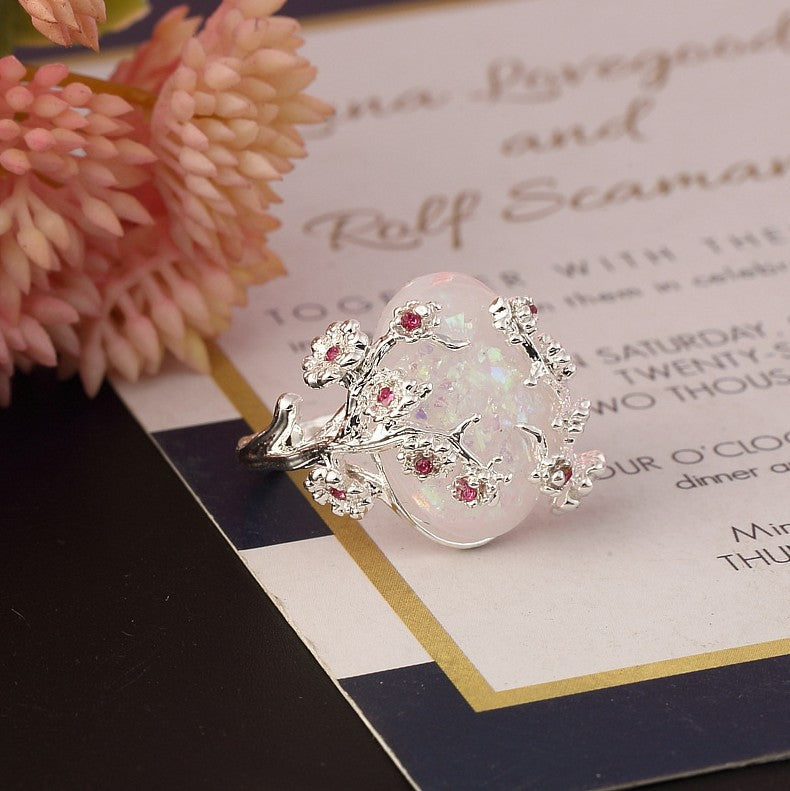 Wholesale Retro Chinese style flower ring