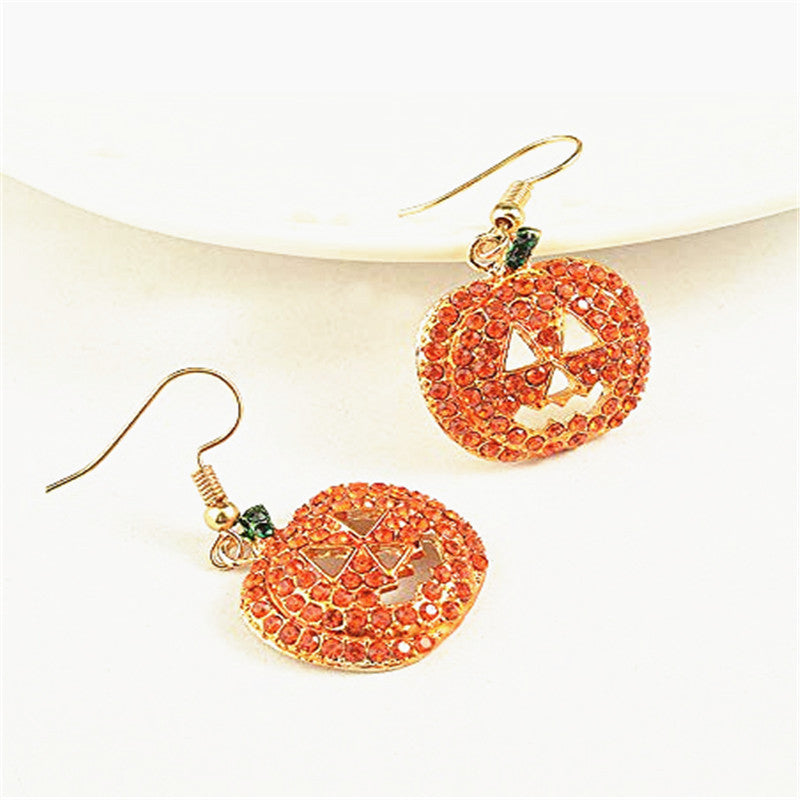 Wholesale  5pcs Funny Jewelry Pumpkin Earrings