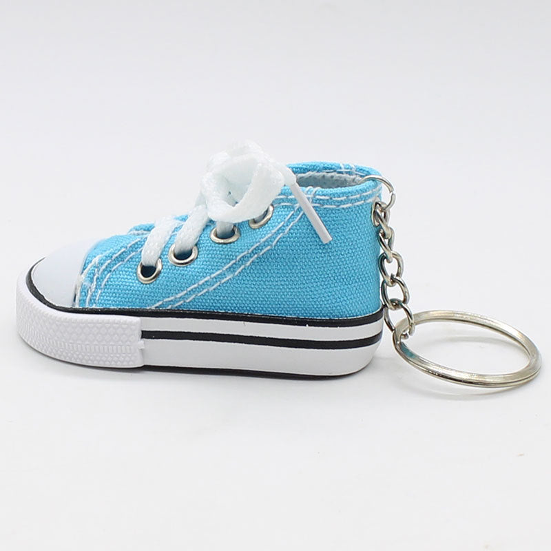 Wholesale mini colorful canvas shoe keychain ACC-KC-YouY007