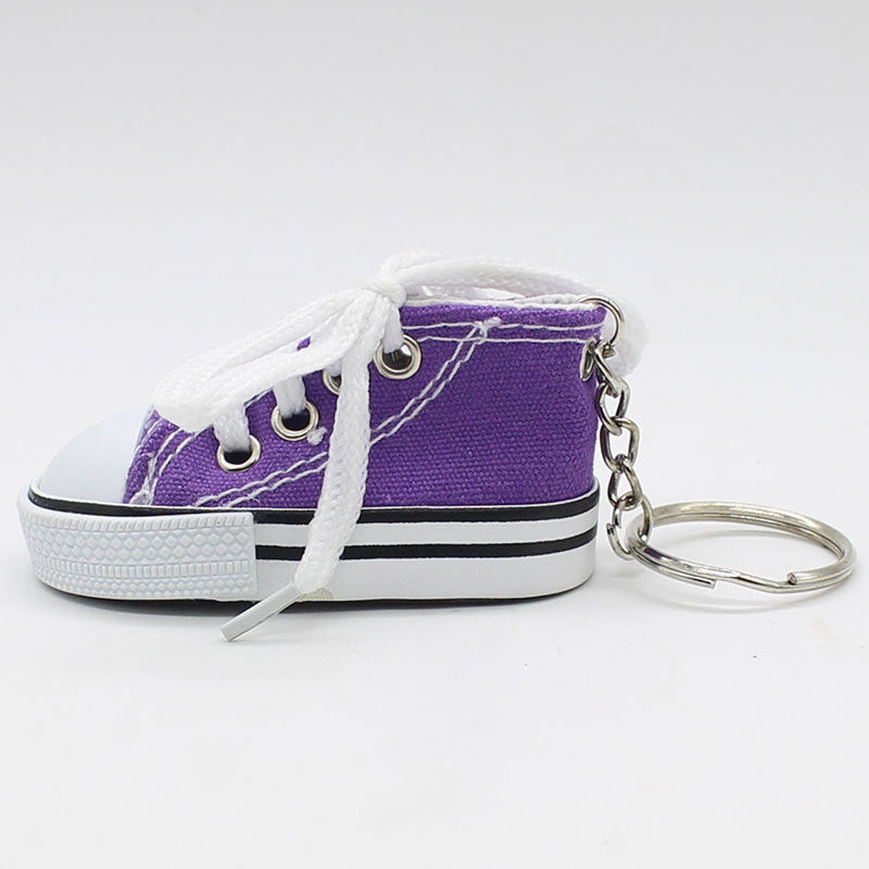 Wholesale mini colorful canvas shoe keychain ACC-KC-YouY007