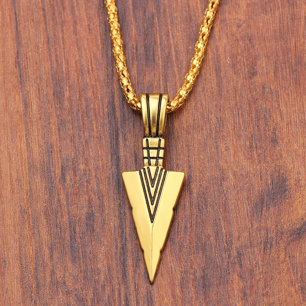 Wholesale Vintage Arrow Pendant Men's Necklaces Keychains ACC-NE-YBY003
