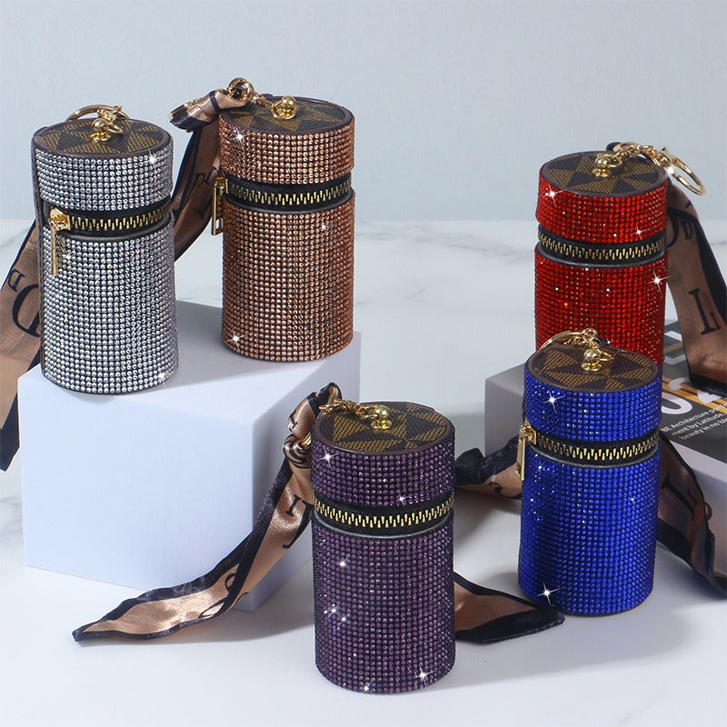 Wholesale Diamond Coin Purse Mini Keychains ACC-KC-RuiJie002